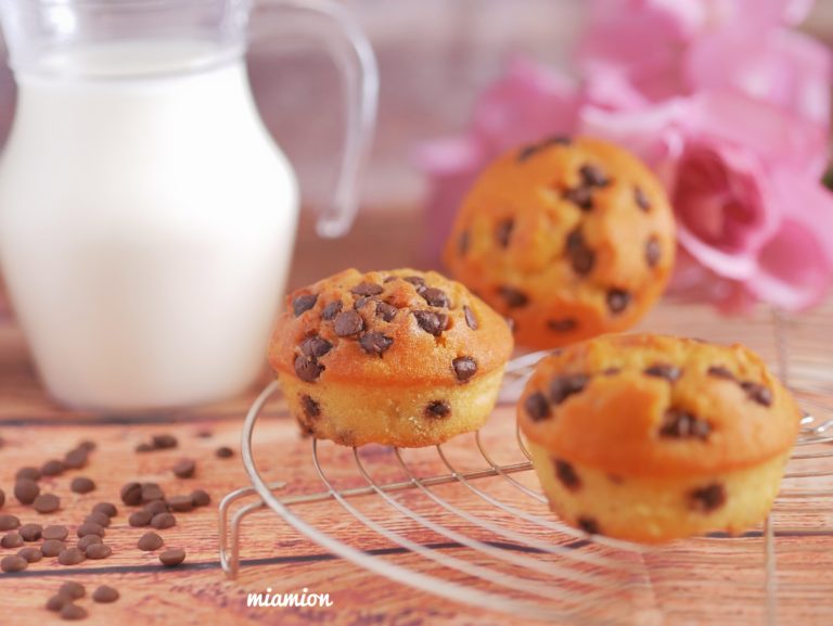 Muffins aux pépites de chocolat