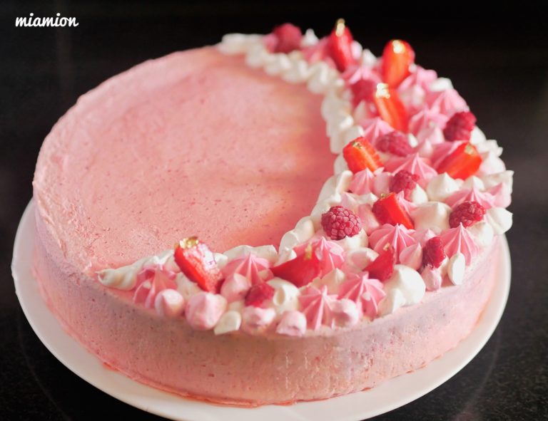 Entremet fruits rouges